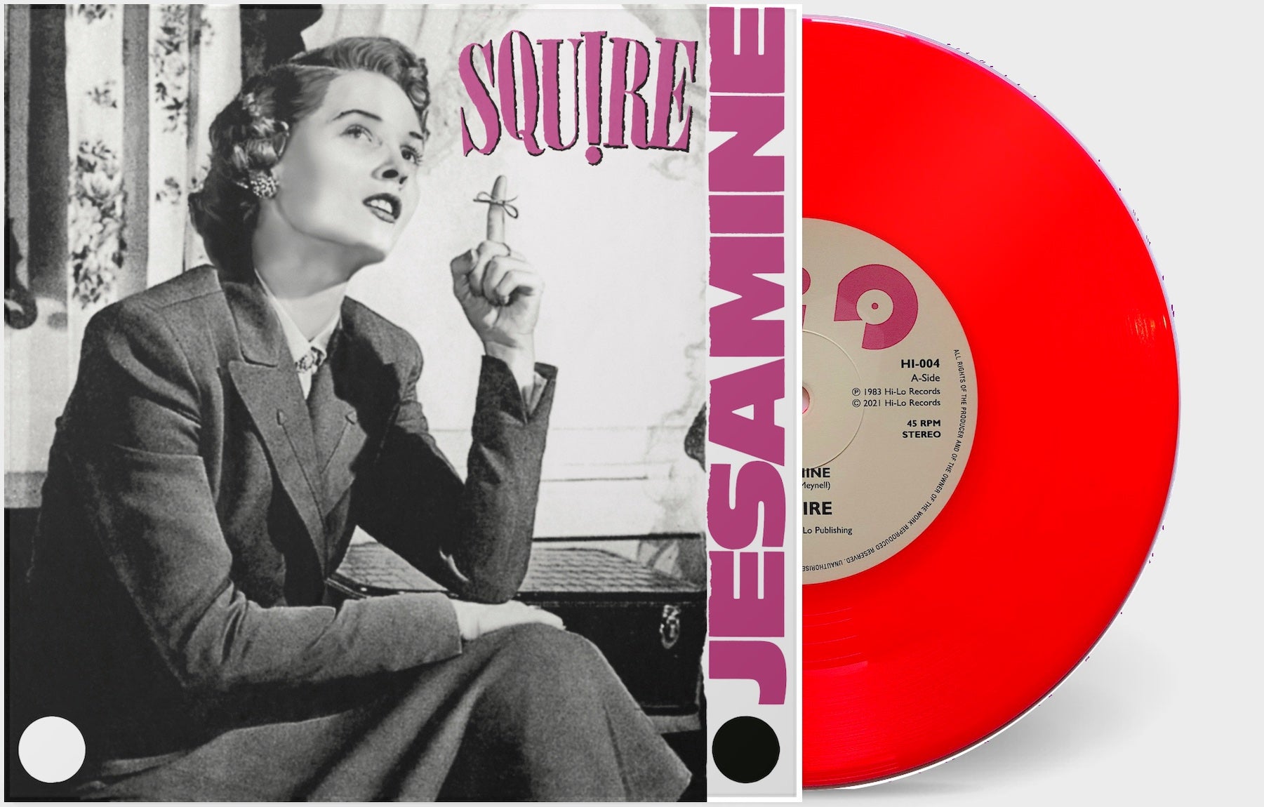 Squire - Jesamine  - Vinyl 7 inch NEON PINK