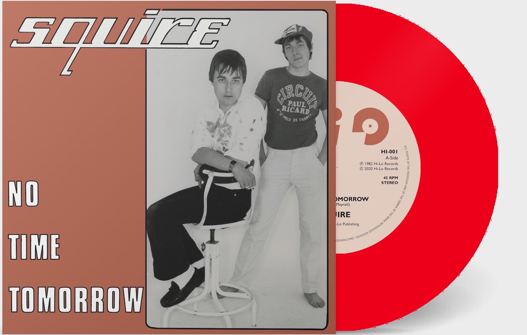 Squire - No Time Tomorrow  - Vinyl 7 inch RED