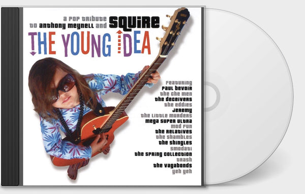 Squire - It's A Mod Mod World - White & Navy Tee Shirt, Live In Tokyo and Tribute Bundle!